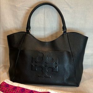 TORY BURCH “Bombe” Leather Tote - Like New!!